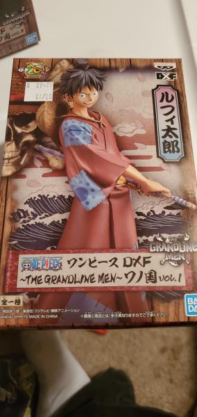 One piece banpresto grandline men monkey d Luffy figure picture