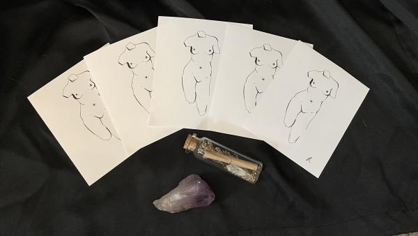 8x10 framed women's natural beauty print