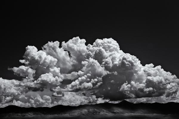"Cloudburst over the Sangre de Christo Mountains"