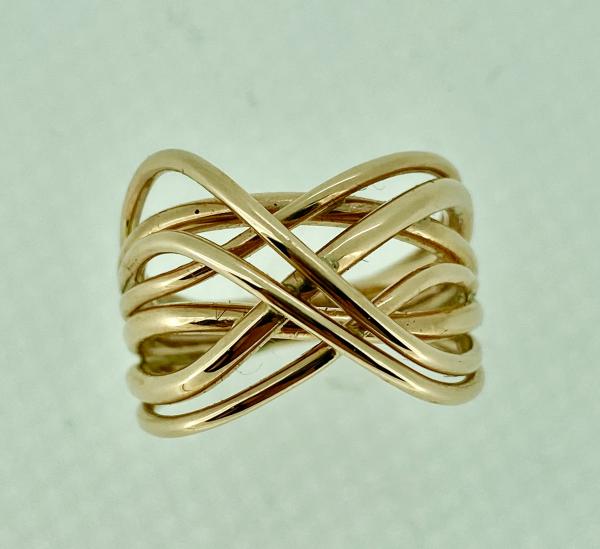 Rose Gold Coil Ring picture