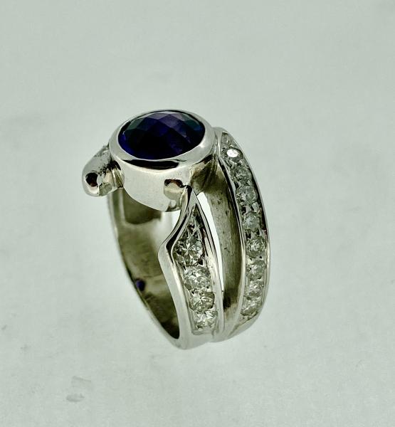Amethyst Diamond Ring picture