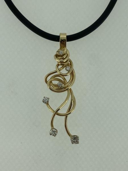 Diamond Whirlwind Pendant