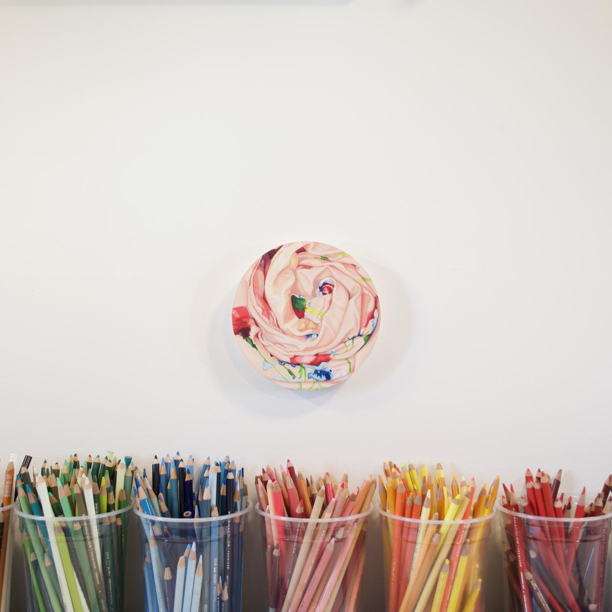 Pink Floral Tondo picture