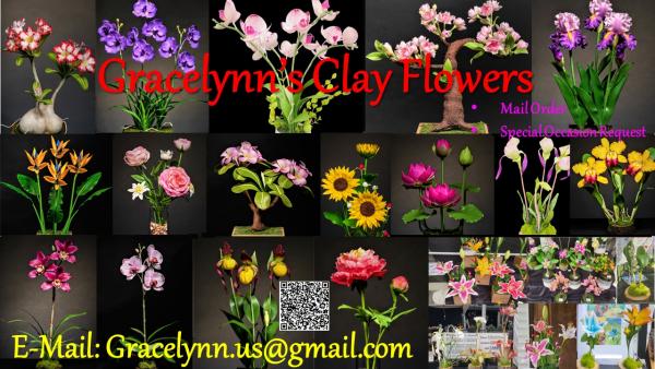Gracelynn's Clay Flowers