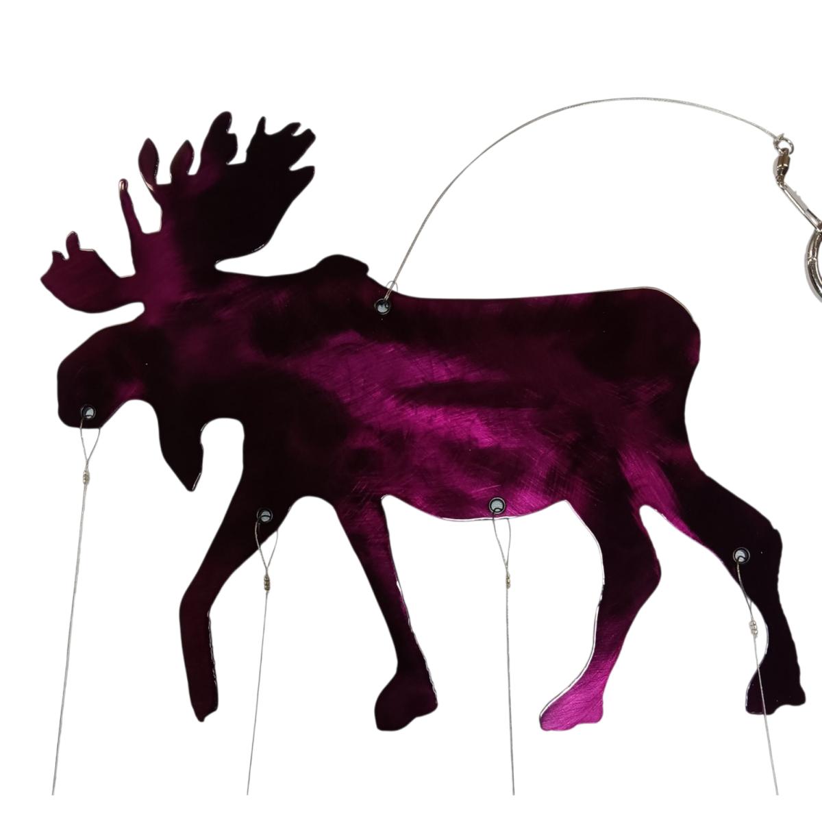 Metal Art Moose Windchime picture