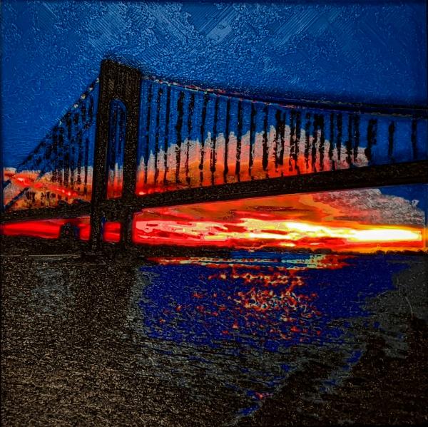 Brooklyn Bridge Ablaze picture