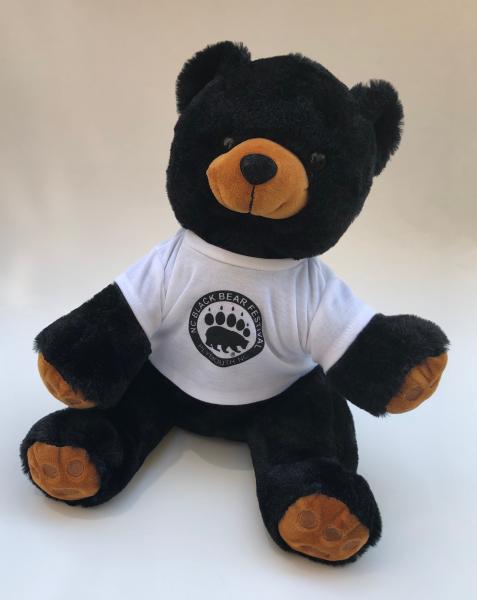 16" Adorable Black Bear w/ Festival T-Shirt  (DIY Stuffing Kit!) picture
