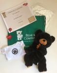 16" Adorable Black Bear w/ Festival T-Shirt  (DIY Stuffing Kit!)