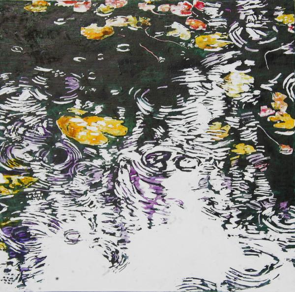 lilies and rain picture