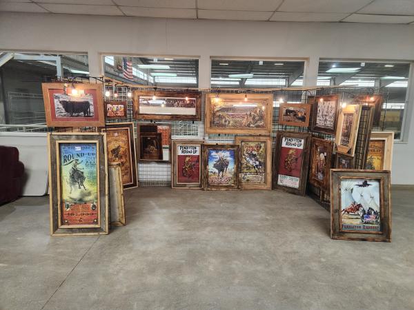 Custom barn wood frames