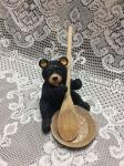 Black Bear Spoon Rest