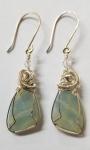 Earrings-Blue Calcite