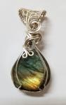 Labradorite Pendant-Silver Filled