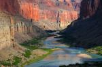 Snaking through the canyon