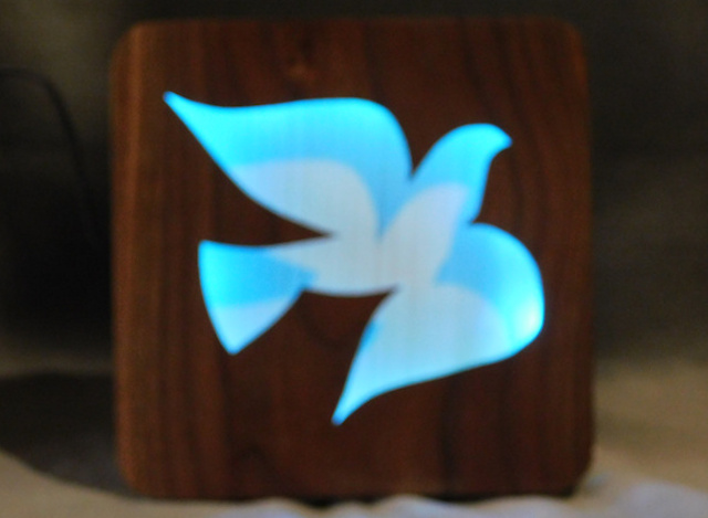 LED Light Box - Dove