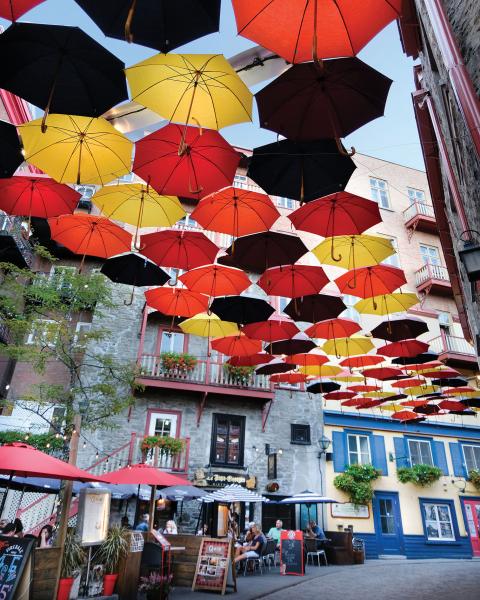 Quebec Umbrellas