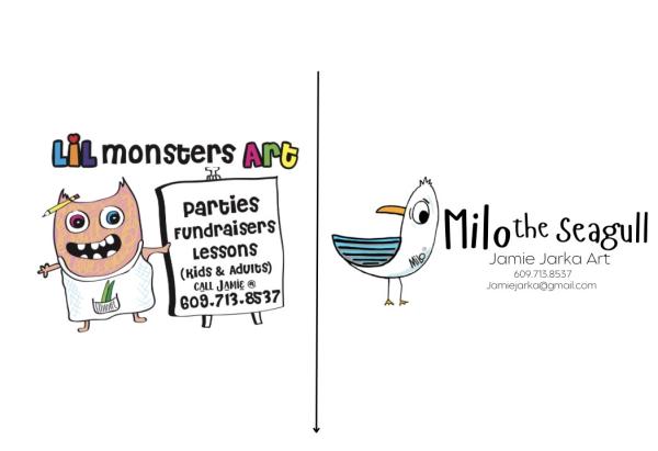 Jamie Jarka Art/Milo The Seagull art- (Lil Monsters Art)