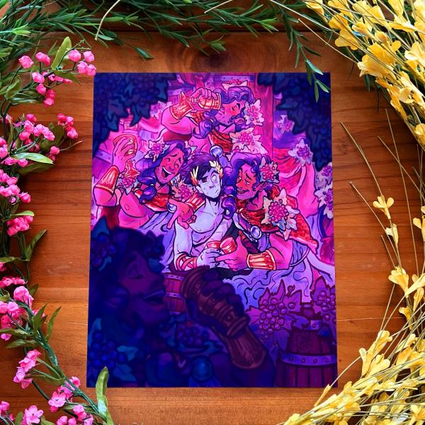 A Dionysus Party: Hades Art Print picture