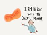 I am in love with this circus peanut art print