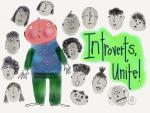 Introverts unite! Art Print