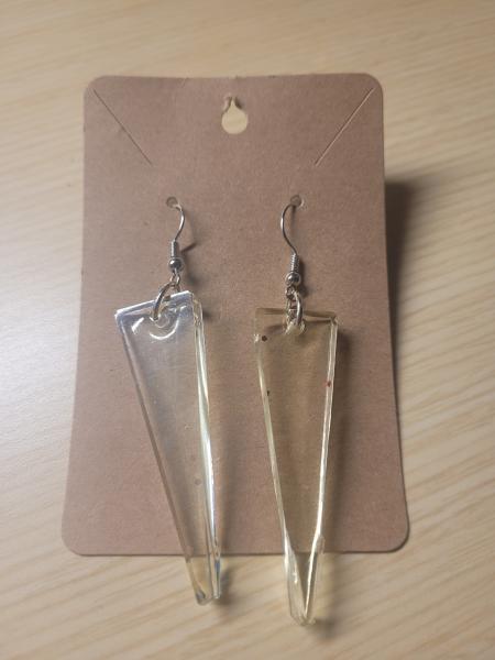 Long Triangle Earrings