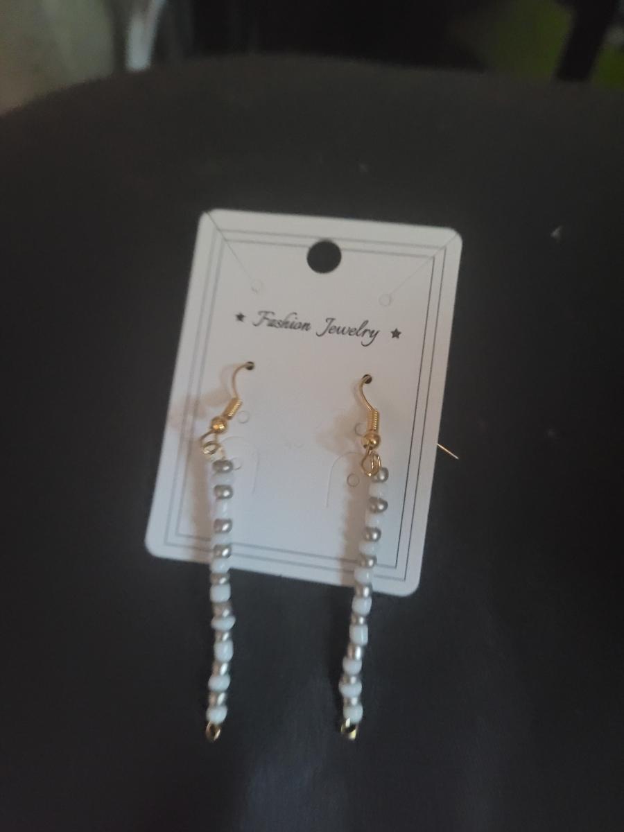 White Silver Jewelry Set picture
