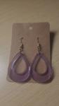 Purple Teardrop Earrings