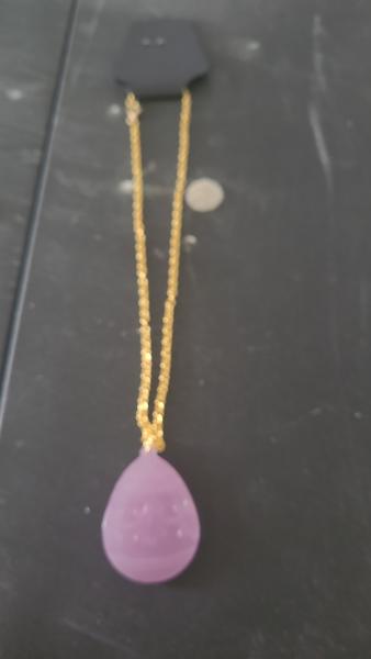 Pink Easter Egg Necklace