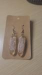Pink Cotton Earrings