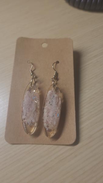 Pink Cotton Earrings