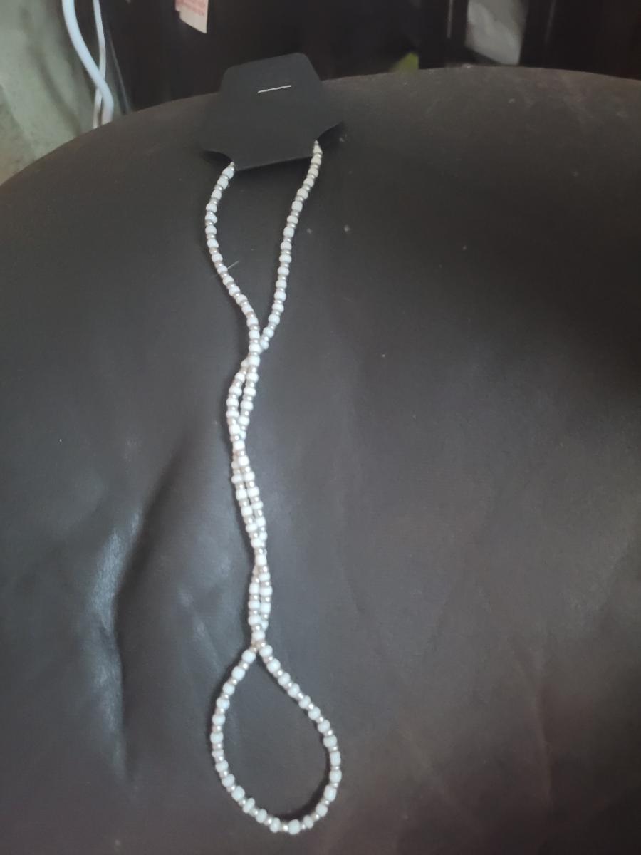 White Silver Jewelry Set picture