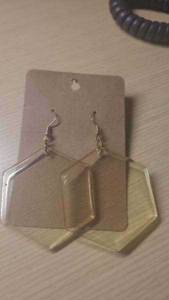 Hexagon Earrings