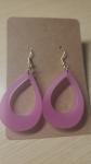 Pink Teardrop Earrings