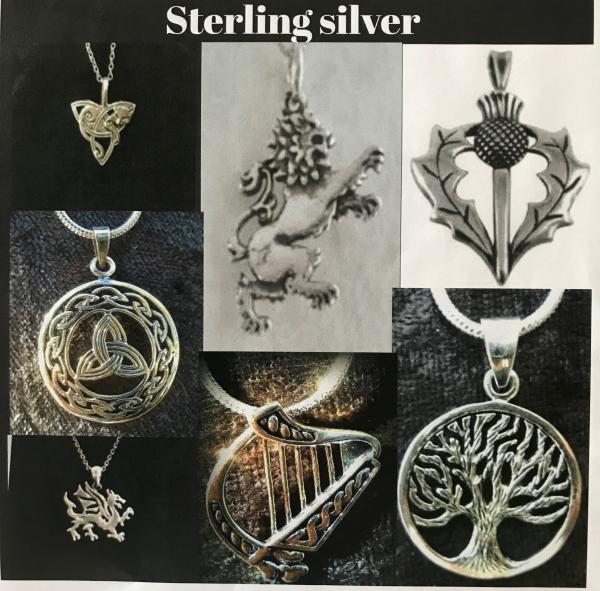 Sterling Silver Pendants+Chain picture