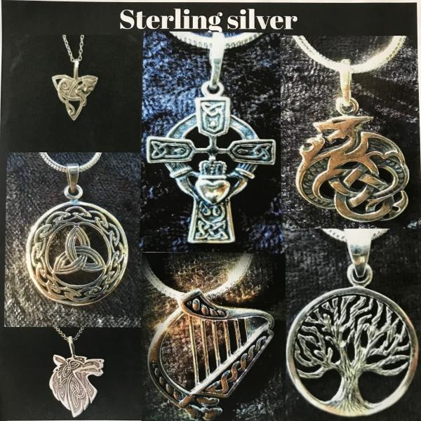 Sterling Silver Pendants+Chain picture
