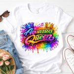 Aquarius Queen Ladies T-shirt