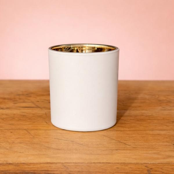 White Gilded Tumbler