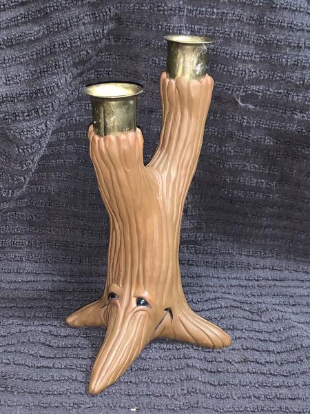 Rickles - Tree Stump Candle Stick Holder