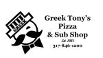 Greek Tonys Pizza