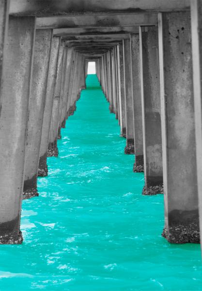 Under the Bridge in Aqua picture