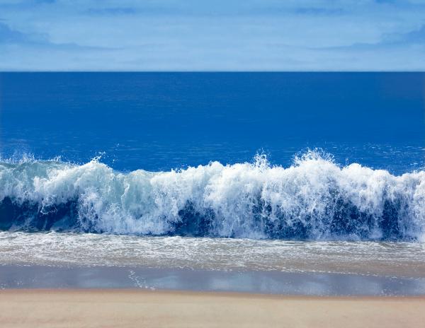 Crashing Wave with Sand