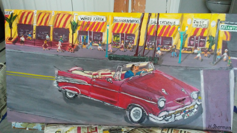 57' Chevy Belair by Colony Hotel in Delray picture