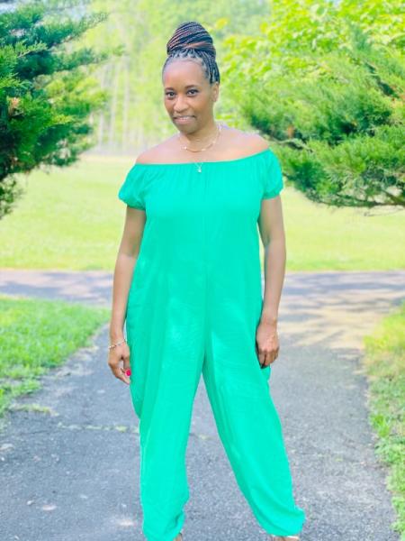 Ciara Green Jumpsuit