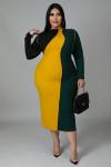 Cali Color Block Dress