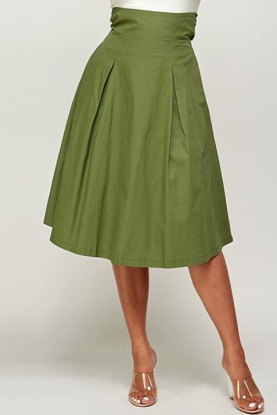 Taylor Highwaist Midi Skirt