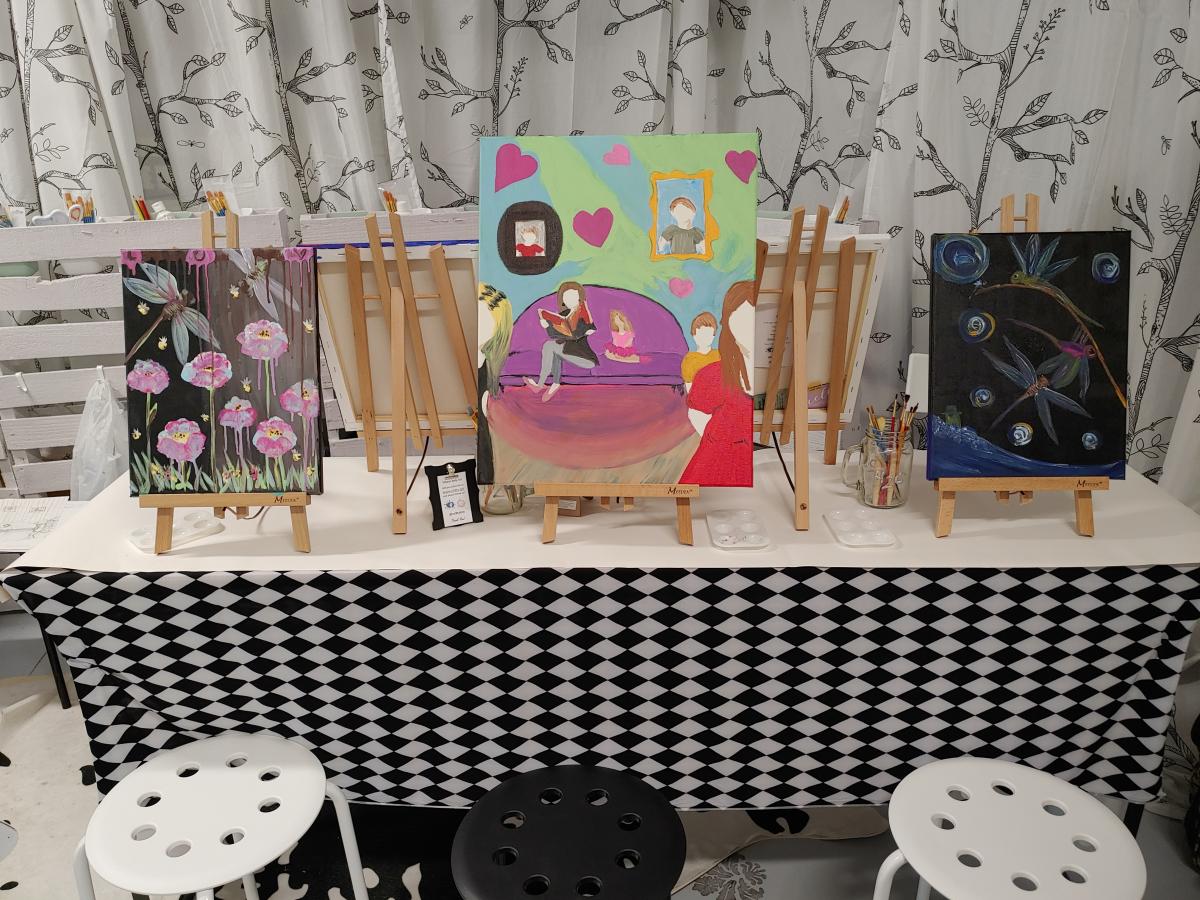 MEMORIES a Dragonflies Series Painting picture