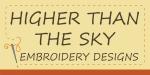 Higher Than The Sky Embroidery Designs