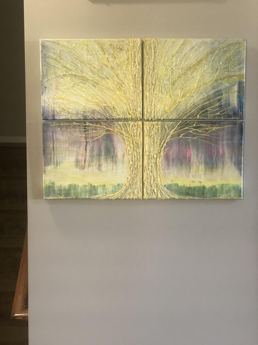 Beautiful Yellow Spring Tree picture