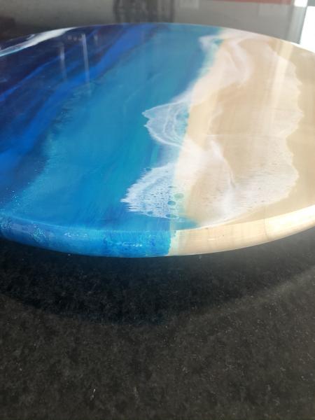Ocean Waves and the Beach Lazy Susan picture