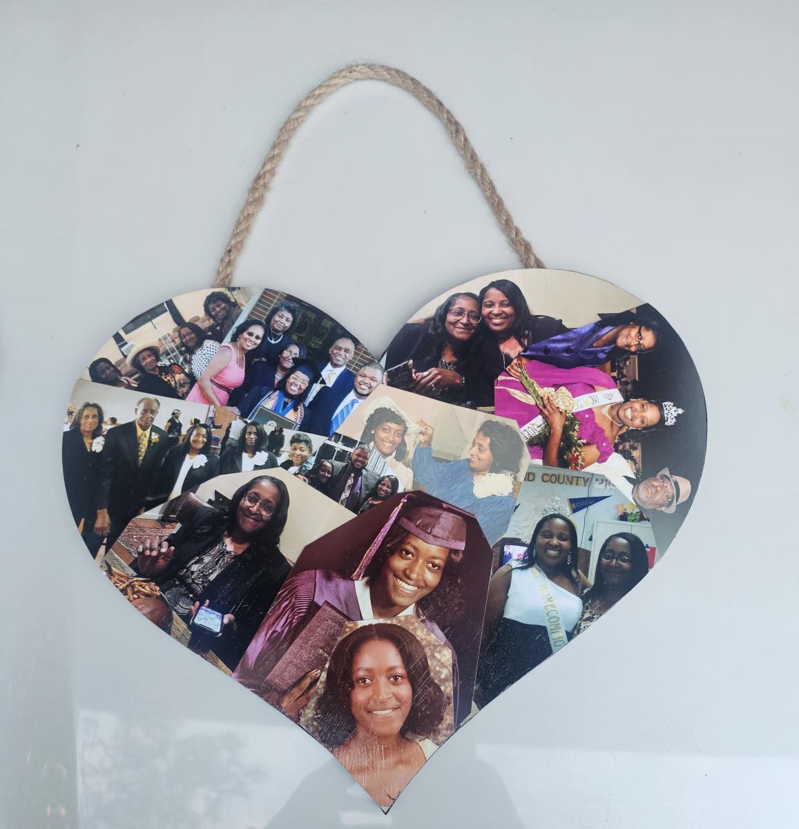 Wooden Heart Collage picture